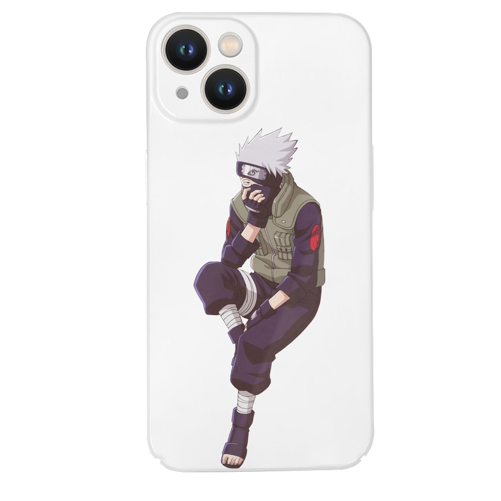 （画像用） NARUTO -ナルト- はたけ カカシ Hatake Kakashi 【iPhone 14シリーズ対応】ハードケース